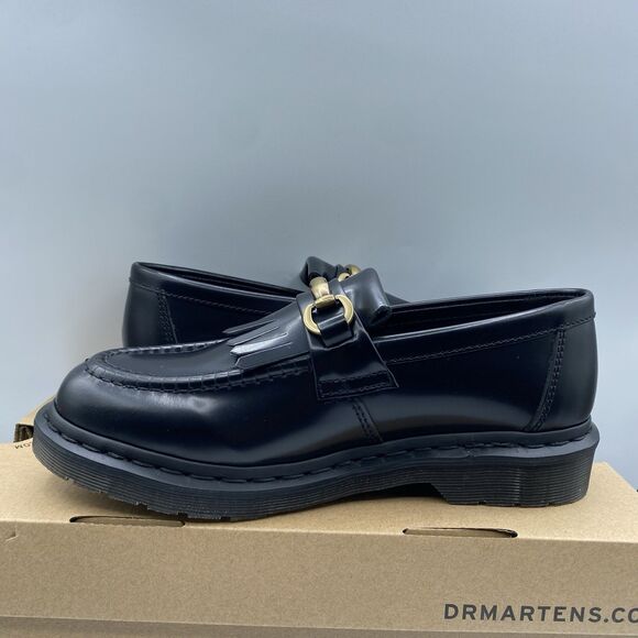 Dr Martens Adrian Snaffle Loafers Black Adult EU 38 USM 6 USL 7 Tassels NWB main image 7